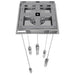 Multi-Light Pendant Avenue Lighting HF1900-5-GL-CH-C The Original Glacier 5-Light 12"W LED Pendant in Polished Chrome Avenue Lighting