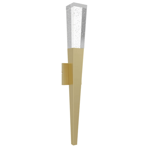 Wall Sconce Avenue Lighting HF3040-BB The Original Glacier Aspen 32"H LED Wall Sconce in Brushed Brass/Bubbled Crystal Avenue Lighting