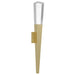 Wall Sconce Avenue Lighting HF3040-BB The Original Glacier Aspen 32"H LED Wall Sconce in Brushed Brass/Bubbled Crystal Avenue Lighting