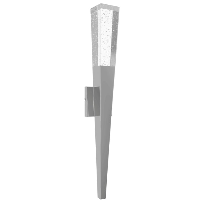 Wall Sconce Avenue Lighting HF3040-CH The Original Glacier Aspen 32"H LED Wall Sconce in Chrome/Bubbled Crystal Avenue Lighting