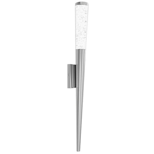 Wall Sconce Avenue Lighting HF3039-CH The Original Glacier 25"H Cone Shaped LED Wall Sconce in Chrome/Bubbled Crystal Avenue Lighting