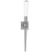 Wall Sconce Avenue Lighting HF3039-CH The Original Glacier 25"H Cone Shaped LED Wall Sconce in Chrome/Bubbled Crystal Avenue Lighting