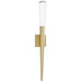 Wall Sconce Avenue Lighting HF3039-BB The Original Glacier 25"H Cone Shaped LED Wall Sconce in Brushed Brass/Bubbled Crystal Avenue Lighting