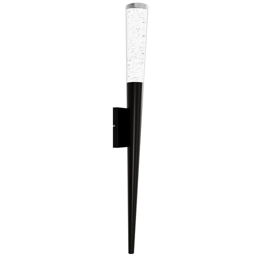 Wall Sconce Avenue Lighting HF3039-DBZ The Original Glacier 25"H Cone Shaped LED Wall Sconce in Dark Bronze/Bubbled Crystal Avenue Lighting