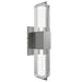 Wall Sconce Avenue Lighting HF3012-PN The Original Glacier 17"H LED Wall Sconce in Polished Nickel/Bubbled Crystal Avenue Lighting