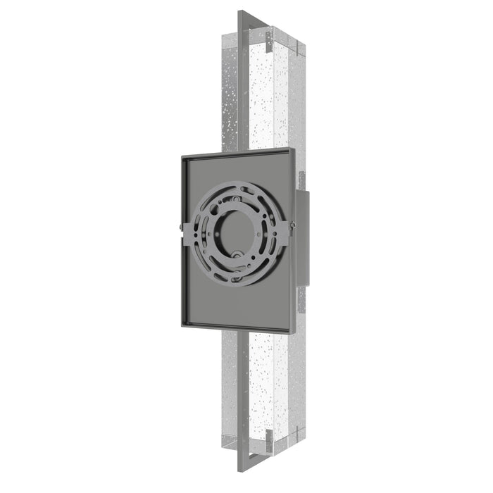Wall Sconce Avenue Lighting HF3012-PN The Original Glacier 17"H LED Wall Sconce in Polished Nickel/Bubbled Crystal Avenue Lighting