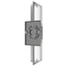 Wall Sconce Avenue Lighting HF3012-PN The Original Glacier 17"H LED Wall Sconce in Polished Nickel/Bubbled Crystal Avenue Lighting