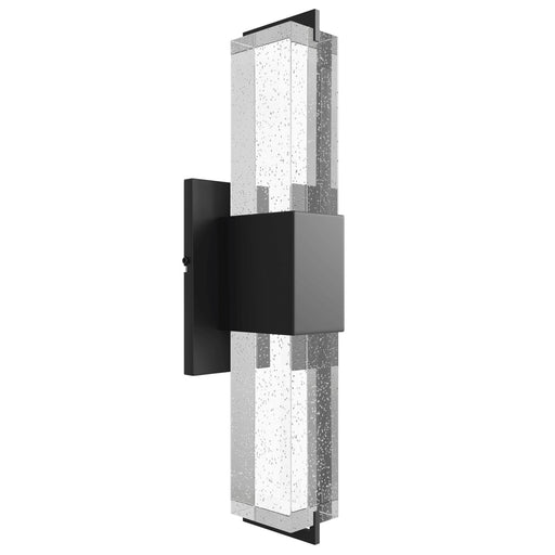 Wall Sconce Avenue Lighting HF3012-BK The Original Glacier 17"H LED Wall Sconce in Black/Bubbled Crystal Avenue Lighting