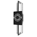 Wall Sconce Avenue Lighting HF3012-BK The Original Glacier 17"H LED Wall Sconce in Black/Bubbled Crystal Avenue Lighting