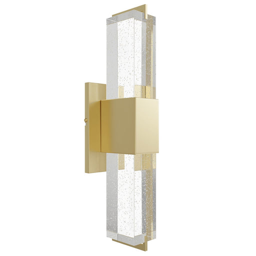Wall Sconce Avenue Lighting HF3012-BB The Original Glacier 39"H LED Wall Sconce in Brushed Brass/Bubbled Crystal Avenue Lighting
