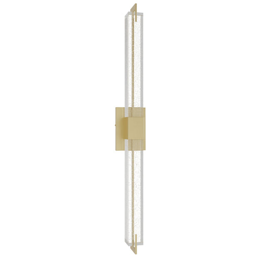 Wall Sconce Avenue Lighting HF3012-BB-XL The Original Glacier 39"H LED Wall Sconce in Brushed Brass/Bubbled Crystal Avenue Lighting