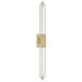 Wall Sconce Avenue Lighting HF3012-BB-XL The Original Glacier 39"H LED Wall Sconce in Brushed Brass/Bubbled Crystal Avenue Lighting