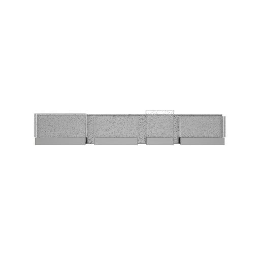 Vanity Light Avenue Lighting HF3004-PN The Original Glacier 4-Panel 33"W LED Bath Light in Polished Nickel/Bubbled Crystals Avenue Lighting