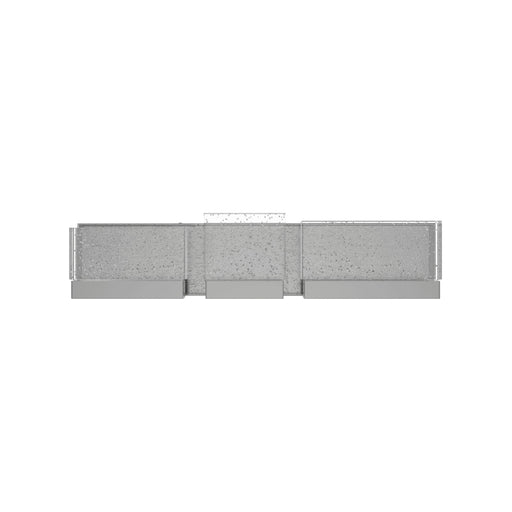Vanity Light Avenue Lighting HF3003-PN The Original Glacier 3-Panel 24"W LED Bath Light in Polished Nickel/Bubbled Crystals Avenue Lighting