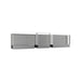 Vanity Light Avenue Lighting HF3003-PN The Original Glacier 3-Panel 24"W LED Bath Light in Polished Nickel/Bubbled Crystals Avenue Lighting