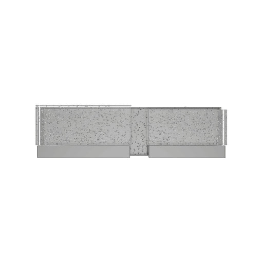 Vanity Light Avenue Lighting HF3002-PN The Original Glacier 2-Panel 18"W LED Bath Light in Polished Nickel/Bubbled Crystals Avenue Lighting