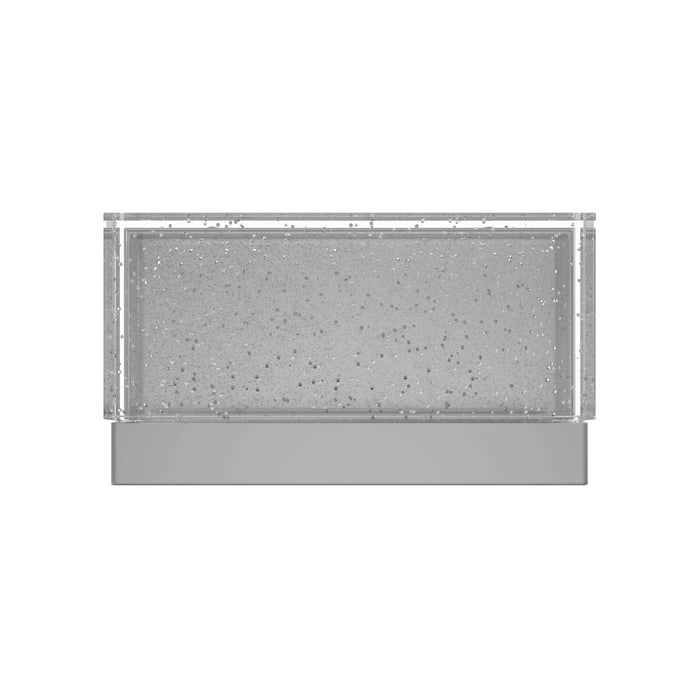 Wall Sconce Avenue Lighting HF3001-PN The Original Glacier 9"W LED Bath Light in Polished Nickel/Bubbled Crystal Avenue Lighting