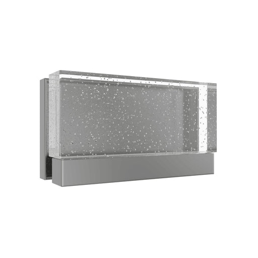 Wall Sconce Avenue Lighting HF3001-PN The Original Glacier 9"W LED Bath Light in Polished Nickel/Bubbled Crystal Avenue Lighting
