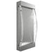 Wall Sconce Avenue Lighting HF3016-PN The Original Glacier 15"H Curved LED Wall Sconce in Polished Nickel/Bubbled Crystal Avenue Lighting