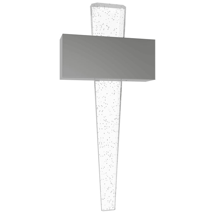 Wall Sconce Avenue Lighting HF3006-PN The Original Glacier 24"H LED Wall Sconce in Polished Nickel/Bubbled Crystal Avenue Lighting