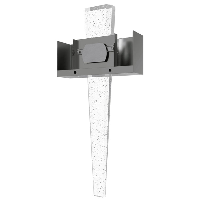 Wall Sconce Avenue Lighting HF3006-PN The Original Glacier 24"H LED Wall Sconce in Polished Nickel/Bubbled Crystal Avenue Lighting