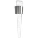 Wall Sconce Avenue Lighting HF3010-PN The Original Glacier Avenue 24" Angular Frame LED Wall Sconce in Polished Nickel/Bubbled Crystal Avenue Lighting