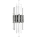 Wall Sconce Avenue Lighting HF3011-PN The Original Glacier 7-Light 22"H Crystal LED Wall Sconce in Polished Nickel Avenue Lighting