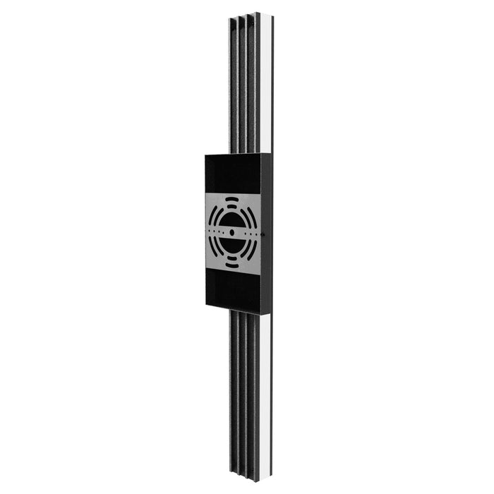 Outdoor Wall Light Avenue Lighting AV2124-BLK Avenue Outdoor 24"H LED Wall Sconce in Black Avenue Lighting