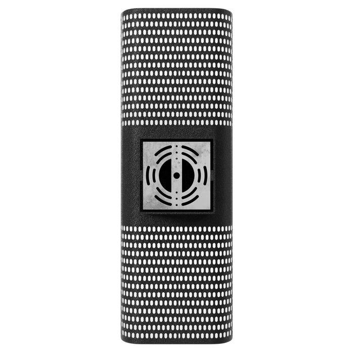 Outdoor Wall Light Avenue Lighting AV2218-BLK Avenue Outdoor 18"H LED Wall Sconce with Perforated Black Frame Avenue Lighting