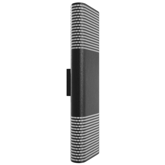 Outdoor Wall Light Avenue Lighting AV2224-BLK Avenue Outdoor 24"H LED Wall Sconce with Perforated Black Frame Avenue Lighting