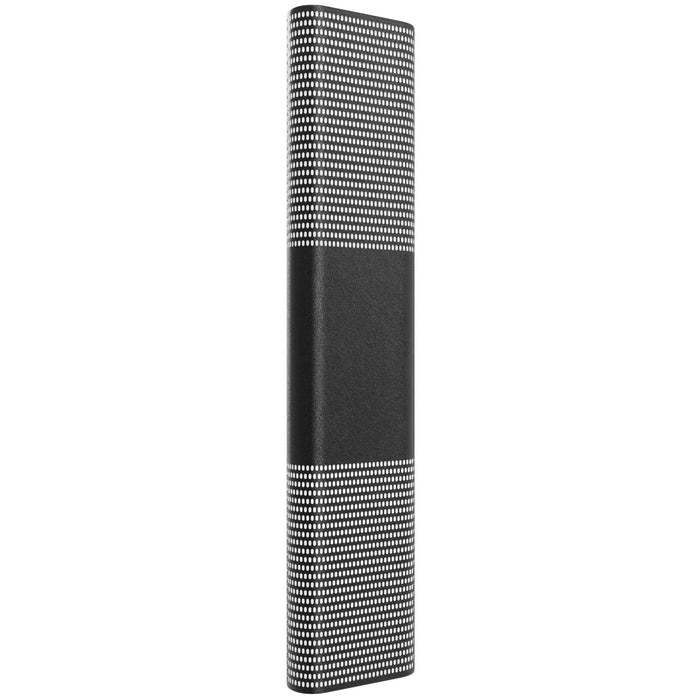 Outdoor Wall Light Avenue Lighting AV2236-BLK Avenue Outdoor 36"H LED Wall Sconce with Perforated Black Frame Avenue Lighting