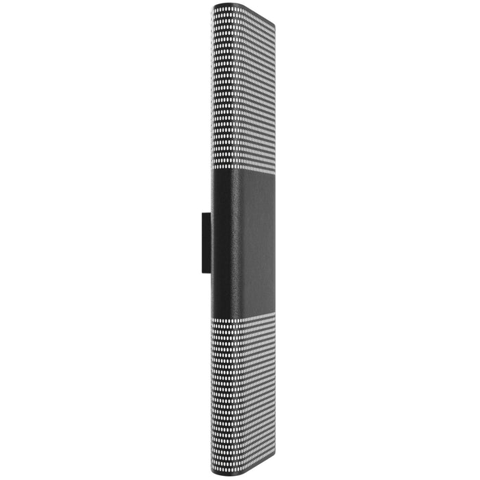Outdoor Wall Light Avenue Lighting AV2236-BLK Avenue Outdoor 36"H LED Wall Sconce with Perforated Black Frame Avenue Lighting