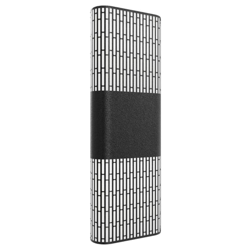 Outdoor Wall Light Avenue Lighting AV2318-BLK Avenue Outdoor 18"H LED Wall Sconce with Perforated Black Frame Avenue Lighting