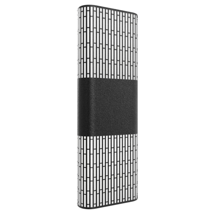 Outdoor Wall Light Avenue Lighting AV2318-BLK Avenue Outdoor 18"H LED Wall Sconce with Perforated Black Frame Avenue Lighting