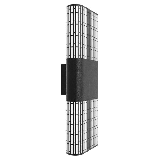 Outdoor Wall Light Avenue Lighting AV2318-BLK Avenue Outdoor 18"H LED Wall Sconce with Perforated Black Frame Avenue Lighting