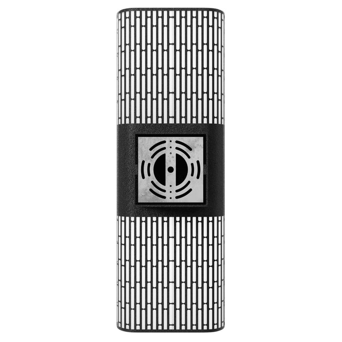 Outdoor Wall Light Avenue Lighting AV2318-BLK Avenue Outdoor 18"H LED Wall Sconce with Perforated Black Frame Avenue Lighting