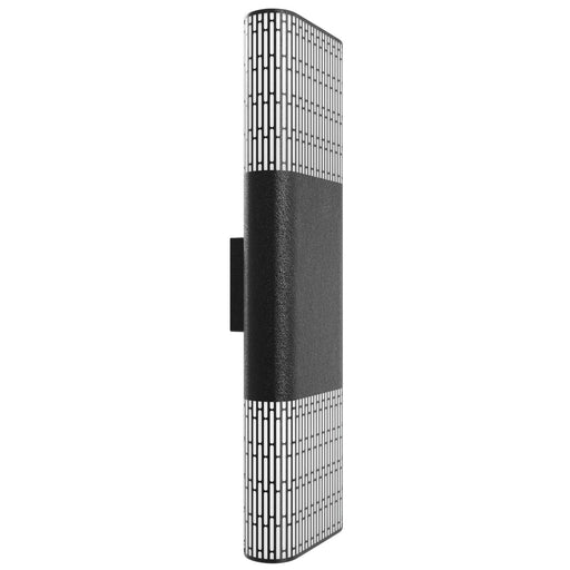 Outdoor Wall Light Avenue Lighting AV2324-BLK Avenue Outdoor 24"H LED Wall Sconce with Perforated Black Frame Avenue Lighting