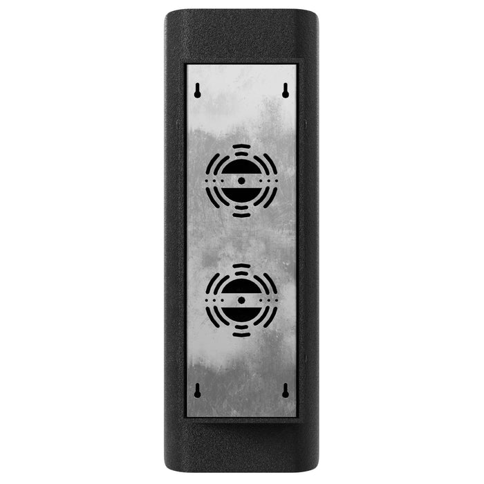 Outdoor Wall Light Avenue Lighting AV2418-BLK Avenue Outdoor 18"H 2-Panel LED Wall Sconce in Black Avenue Lighting