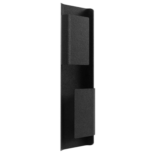 Outdoor Wall Light Avenue Lighting AV2424-BLK Avenue Outdoor 24"H 2-Panel LED Wall Sconce in Black Avenue Lighting