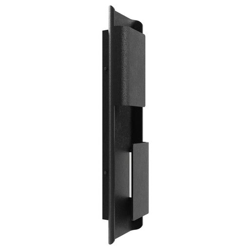 Outdoor Wall Light Avenue Lighting AV2424-BLK Avenue Outdoor 24"H 2-Panel LED Wall Sconce in Black Avenue Lighting