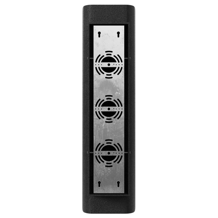 Outdoor Wall Light Avenue Lighting AV2424-BLK Avenue Outdoor 24"H 2-Panel LED Wall Sconce in Black Avenue Lighting