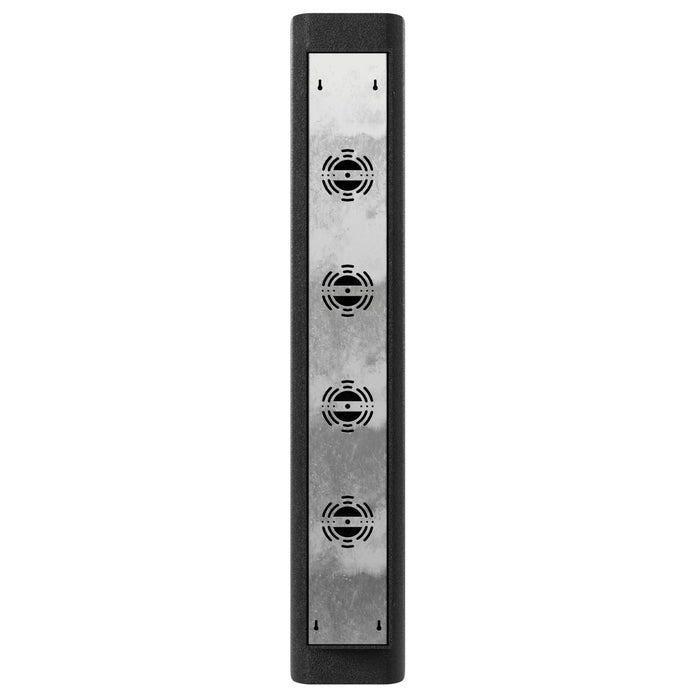 Outdoor Wall Light Avenue Lighting AV2436-BLK Avenue Outdoor 36"H 2-Panel LED Wall Sconce in Black Avenue Lighting