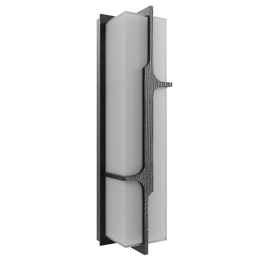 Outdoor Wall Light Avenue Lighting AV2624-BLK Avenue Outdoor 24"H Faux Wood Grain LED Wall Sconce in Black Avenue Lighting