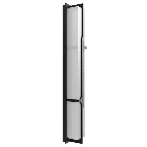 Outdoor Wall Light Avenue Lighting AV2636-BLK Avenue Outdoor 36"H Faux Wood Grain LED Wall Sconce in Black Avenue Lighting