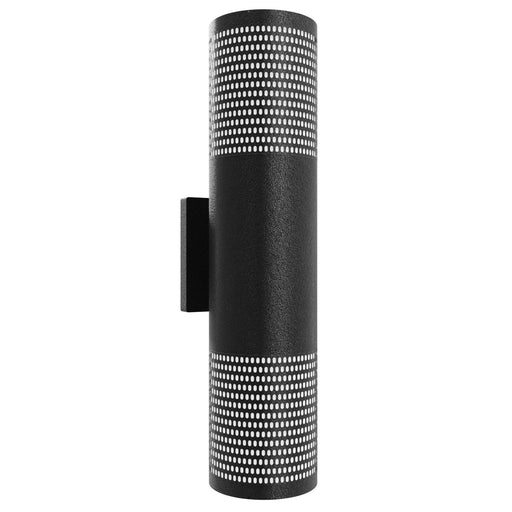 Outdoor Wall Light Avenue Lighting AV2718-BLK Avenue Outdoor 18"H Up/Down LED Wall Sconce with Perforated Black Frame Avenue Lighting