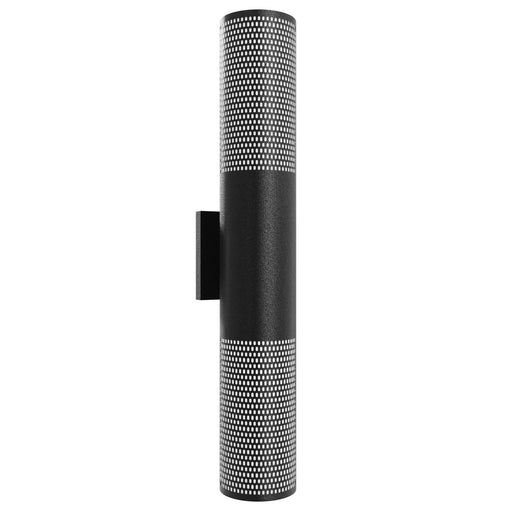 Outdoor Wall Light Avenue Lighting AV2724-BLK Avenue Outdoor 24"H Up/Down LED Wall Sconce with Perforated Black Frame Avenue Lighting