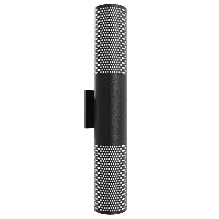 Outdoor Wall Light Avenue Lighting AV2724-BLK Avenue Outdoor 24"H Up/Down LED Wall Sconce with Perforated Black Frame Avenue Lighting