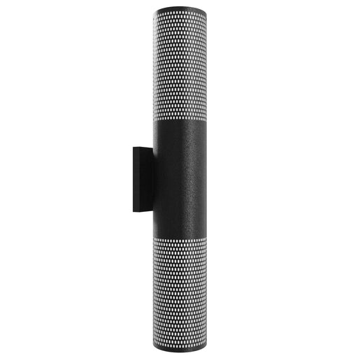 Outdoor Wall Light Avenue Lighting AV2724-BLK Avenue Outdoor 24"H Up/Down LED Wall Sconce with Perforated Black Frame Avenue Lighting