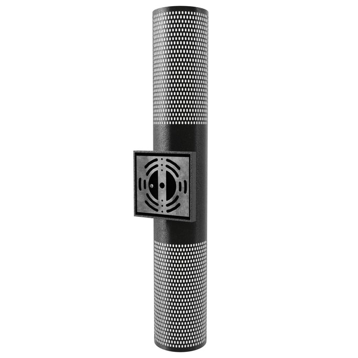 Outdoor Wall Light Avenue Lighting AV2724-BLK Avenue Outdoor 24"H Up/Down LED Wall Sconce with Perforated Black Frame Avenue Lighting