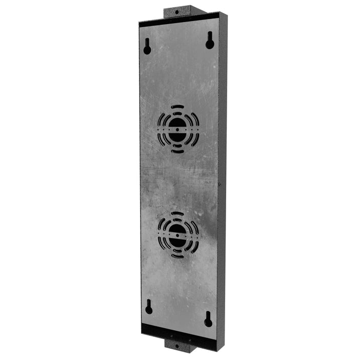 Outdoor Wall Light Avenue Lighting AV2918-BLK Avenue Outdoor 18"H White Textured Panel LED Wall Sconce in Black Avenue Lighting